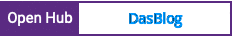 Open Hub project report for DasBlog