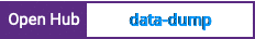 Open Hub project report for data-dump