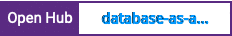 Open Hub project report for database-as-a-service