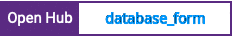 Open Hub project report for database_form