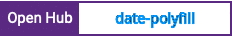 Open Hub project report for date-polyfill