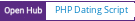 Open Hub project report for PHP Dating Script