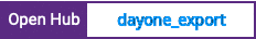Open Hub project report for dayone_export