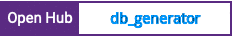 Open Hub project report for db_generator