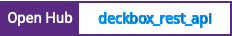 Open Hub project report for deckbox_rest_api