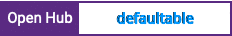 Open Hub project report for defaultable