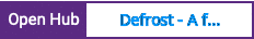 Open Hub project report for Defrost - A framework for JPA on the Web
