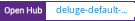 Open Hub project report for deluge-default-trackers
