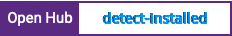 Open Hub project report for detect-installed