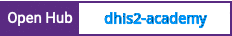 Open Hub project report for dhis2-academy