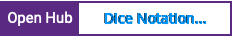 Open Hub project report for Dice Notation Tools for Java