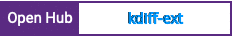 Open Hub project report for kdiff-ext