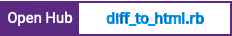 Open Hub project report for diff_to_html.rb