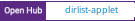 Open Hub project report for dirlist-applet