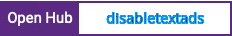Open Hub project report for disabletextads