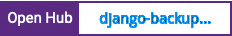 Open Hub project report for django-backup-storage