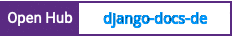 Open Hub project report for django-docs-de