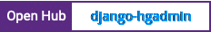 Open Hub project report for django-hgadmin