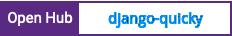 Open Hub project report for django-quicky