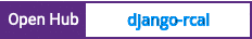 Open Hub project report for django-rcal