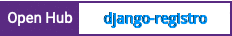 Open Hub project report for django-registro