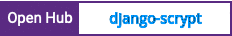 Open Hub project report for django-scrypt