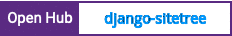 Open Hub project report for django-sitetree