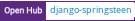 Open Hub project report for django-springsteen