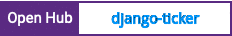 Open Hub project report for django-ticker