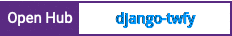 Open Hub project report for django-twfy
