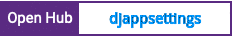 Open Hub project report for djappsettings