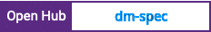 Open Hub project report for dm-spec