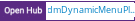 Open Hub project report for dmDynamicMenuPlugin