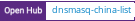 Open Hub project report for dnsmasq-china-list