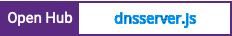 Open Hub project report for dnsserver.js