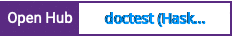 Open Hub project report for doctest (Haskell)
