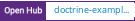 Open Hub project report for doctrine-example-app