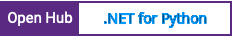 Open Hub project report for .NET for Python