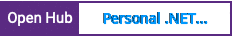 Open Hub project report for Personal .NET Portal