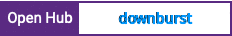 Open Hub project report for downburst