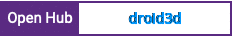 Open Hub project report for droid3d