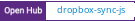 Open Hub project report for dropbox-sync-js