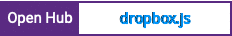 Open Hub project report for dropbox.js
