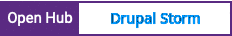 Open Hub project report for Drupal Storm