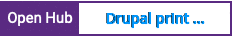 Open Hub project report for Drupal print module