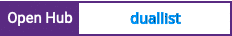 Open Hub project report for duallist