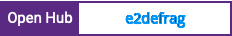 Open Hub project report for e2defrag