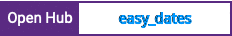 Open Hub project report for easy_dates