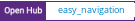 Open Hub project report for easy_navigation