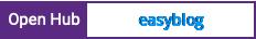 Open Hub project report for easyblog